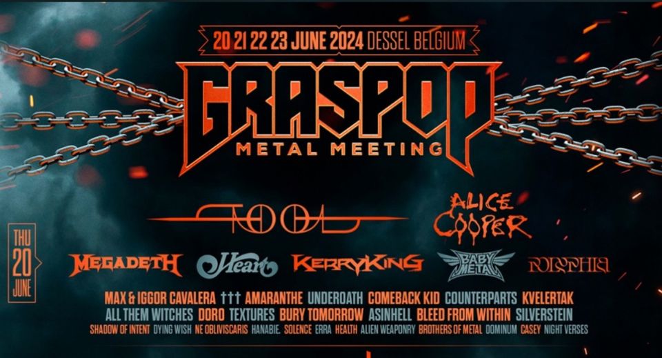 Ticket Graspop 2024 - Donnerstag in Borken