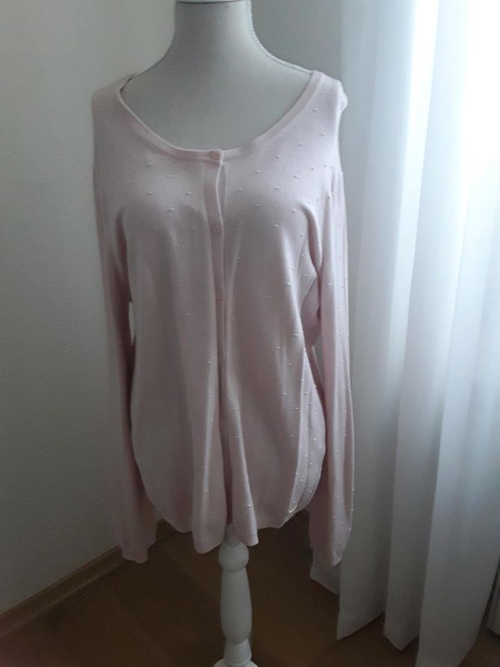 Damen Strickjacke von Mango  rosa Gr.L in Schönberg (Mecklenburg)