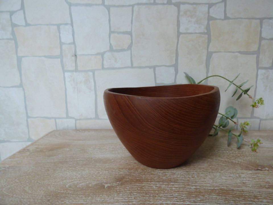 Teak Kerzenleuchter Menage Schale Reiher Vase Kranich 50er 60er 7 in Varel