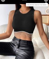 Crop top croptop mit detail glitzer Nordrhein-Westfalen - Krefeld Vorschau