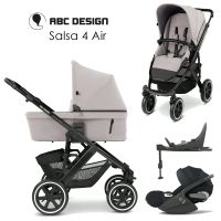 ABC-Design Salsa 4 Air - 4in1 Kinderwagen-Set - Biscuit - inkl. Babywanne + Sportsitz + Cybex Cloud T i-Size + Base T + XXL-Zubehörpaket - NEU Hessen - Fulda Vorschau