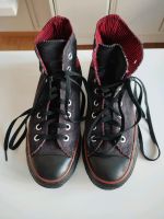 Converse All Star Chuck Herren Sneaker Gr. 9 41,5 schwarz/rot Bayern - Augsburg Vorschau