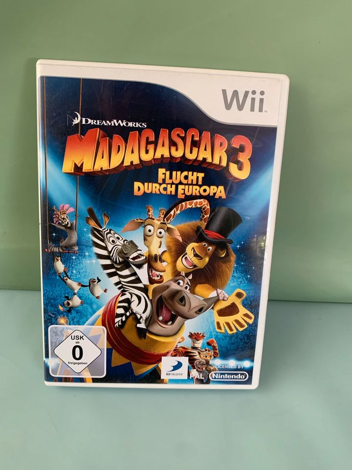 Madagascar 3 Wii Spiel in Egelsbach