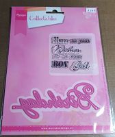 Marianne Design Birthday Stanze Clear Stamps COL1349 Niedersachsen - Drage Vorschau