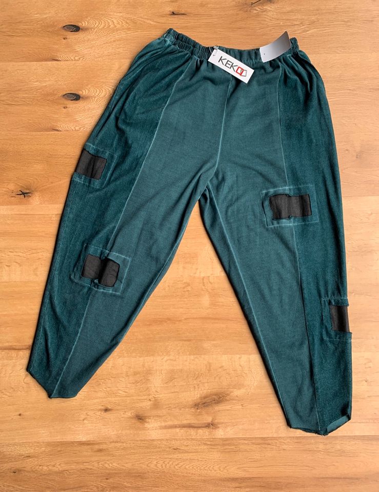 Kekoo Damen Hose Petrol Größe  40 42 44 46 48 50 52 54 Lagenlook in Stuttgart