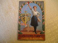 Historische Postkarten -  12. Deutsches Turnfest Leipzig 1913 Leipzig - Neustadt-Neuschönefeld Vorschau