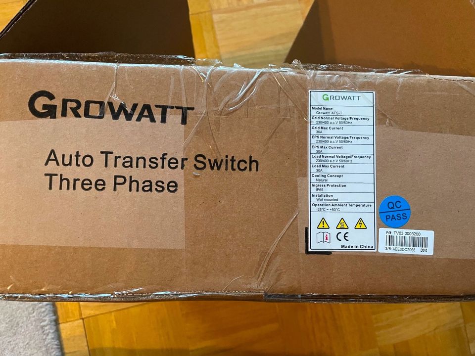 Growatt ATS-T Auto Transfer Switch 3-phasig, 246,52 €