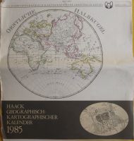 Haack – Geographisch-kartographischer Kalender 1985; 200.Jubiläum Leipzig - Sellerhausen-Stünz Vorschau