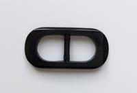 Gürtelschnalle aus Kunststoff schwarz 6,6 x 3,3 cm Brandenburg - Putlitz Vorschau