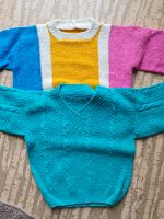 Kinderpullover 2er Set selbstgestrickt Gr. 92 Bayern - Greding Vorschau