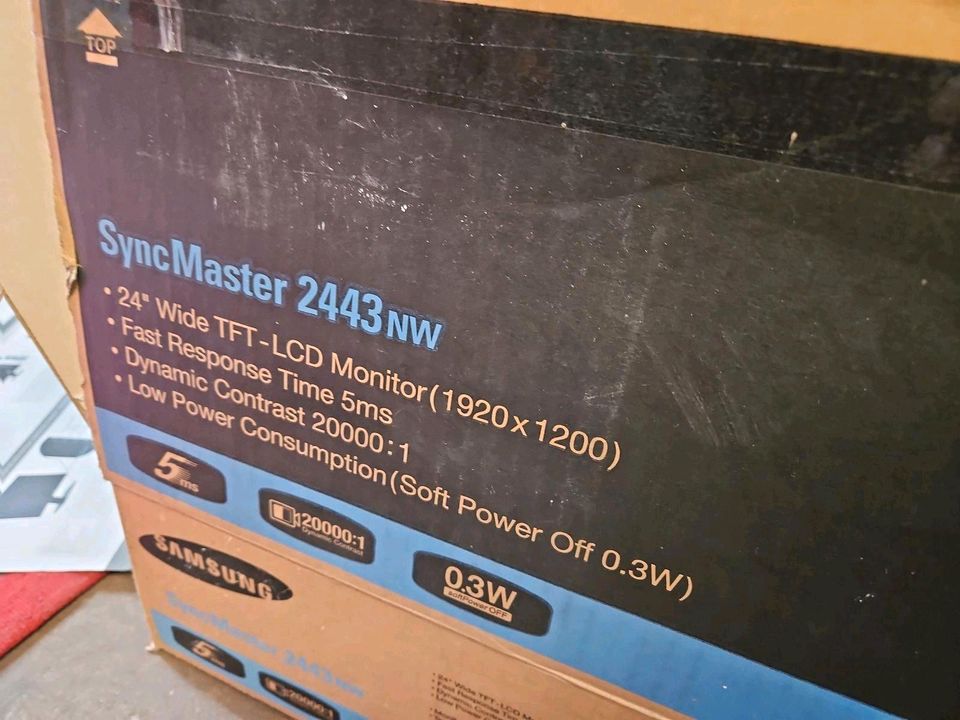 Samsung Monitor 24" Syncmaster 2443NW in OVP Auflösung 1920 /1200 in München