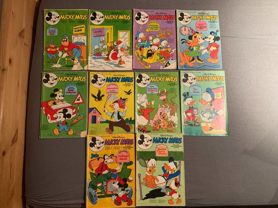 Comics (1976-2006): Donald Duck, Micky Maus, MAD….. in Herne