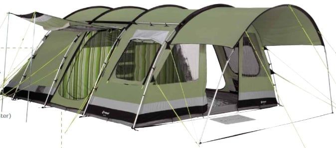 Outwell Bear Lake 4 Zelt Campingzelt 4 Personen Baumwollzelt in Werne