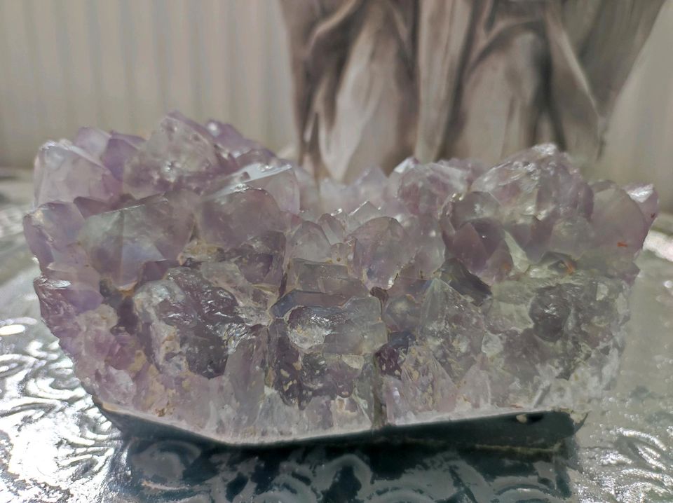 Amethyst Teelicht Heilstein Edelsteine in Helsa