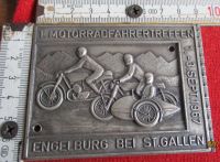 Plakette Motorrad-Treffen Engelburg St Gallen Schweiz Orden Abzei Niedersachsen - Hoya Vorschau