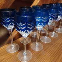 12 Blaue Wein Gläser Dithmarschen - Brunsbuettel Vorschau