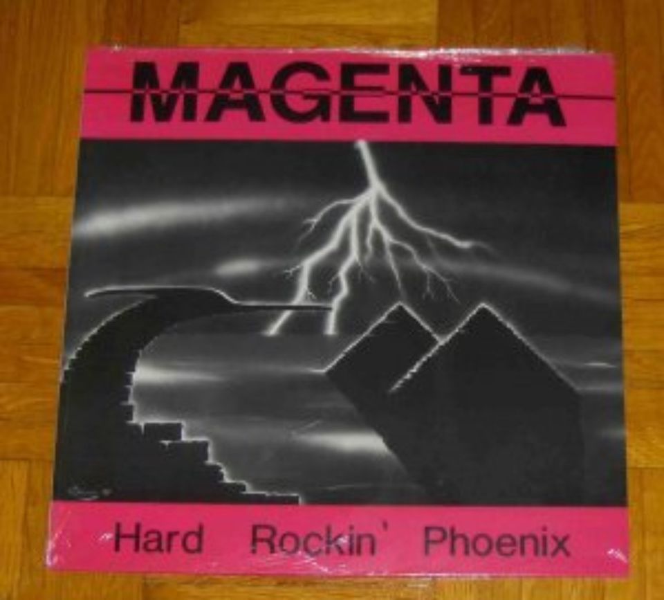 Hard Rock LP: Magenta - Hard Rockin Phoenix OVP Rotes Vinyl in Seeshaupt