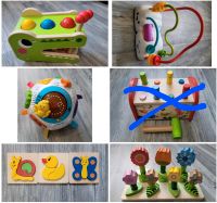 Spielzeug Baby Kind Puzzle Bücher Klopfbank Steckspiel Formen Bayern - Holzgünz Vorschau