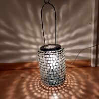 Stimmungsvolle Laterne Leuchte Tischleuchte Glas Lichteffekt 18cm München - Bogenhausen Vorschau