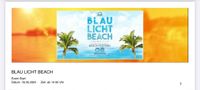 4x Tickets für Blaulicht Beach Strandbad Grünau Berlin Brandenburg - Erkner Vorschau