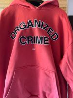 LFDY Hoodie Size L Rot mit Teddy Print Live Fast Die Young Baden-Württemberg - Großrinderfeld Vorschau