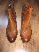 Schuhe boots Gr. 37 braun Echtleder Andiamo Stiefeletten Sachsen - Glauchau Vorschau