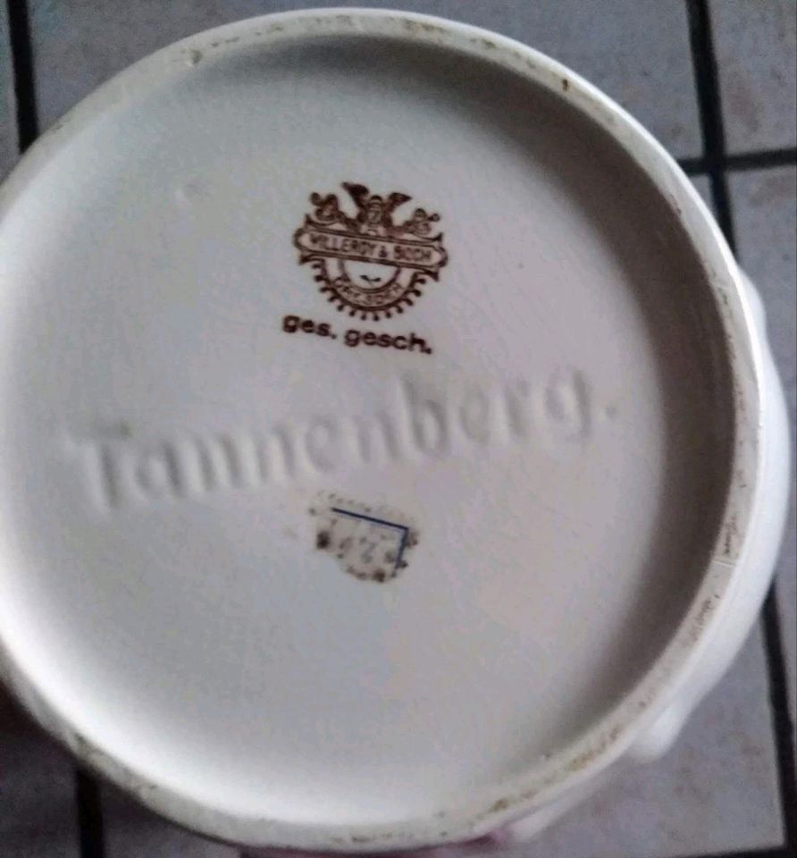 Villeroy & Boch - Tannenberg - Antiker Krug mit Goldrand in Siefersheim