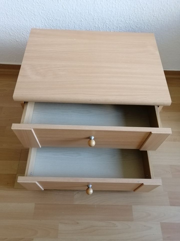 2 kleine Nachttischschränke mit Schubladen Nachtschrank in Gera