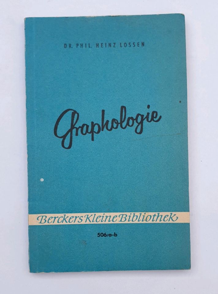 Dr. phil. Heinz Lossen Graphologie, Handschrift, Buch in Pöttmes