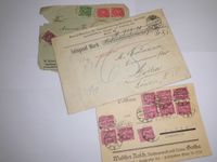 Postkarte  und Brief mit Siegel Thüringen - Gotha Vorschau