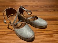 Sandalen Wedges Keil Pumps Espadrilles 37 Silber Gold Sachsen-Anhalt - Wernigerode Vorschau