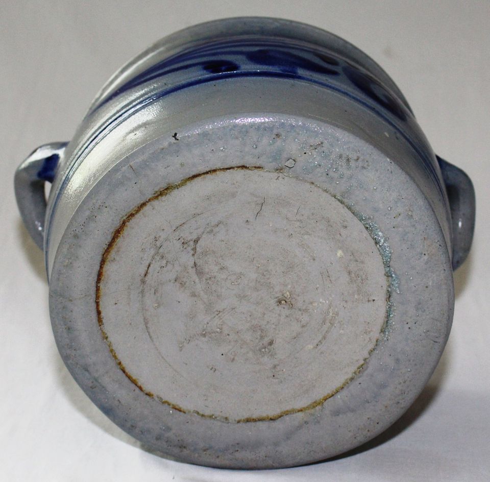 Steingutopf, Blauzeug Keramik salzglasiert Nr.6 - Deko - in Edemissen