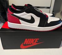 Air Jordan 1 Retro Low OG - Black Toe - EU 42,5 // US 9 Niedersachsen - Braunschweig Vorschau