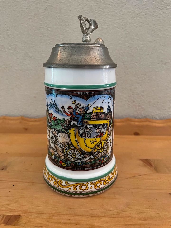 Bierkrug Postkutsche mit Spieluhr 0,5L in Eilenburg