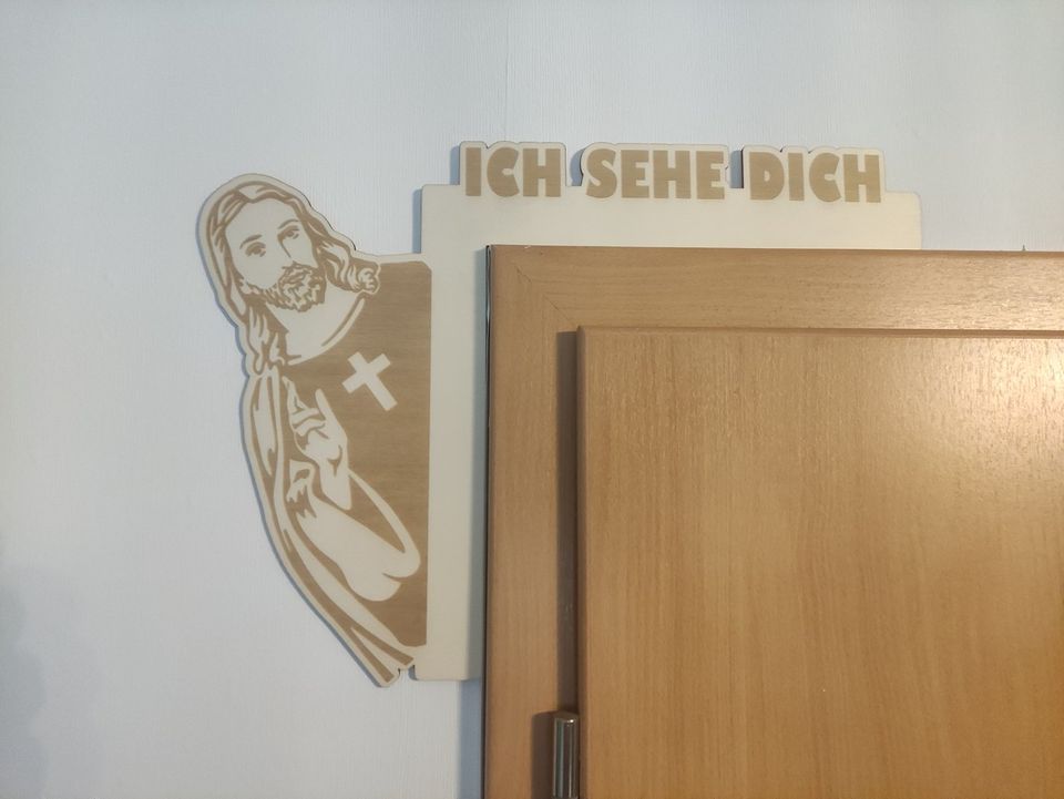 ✨ Jesus Türecke: “Ich sehe Dich” – Jugendzimmer Wanddeko! in Neunkirchen Siegerland