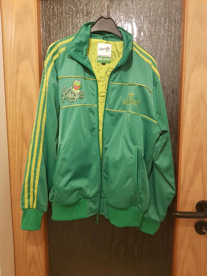 Adidas adicolor kermit green series gr. M trainingsjacke in Gladbeck