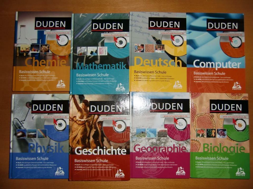 Duden Deutsch Mathe Eng Geographie Computer Biologie Abitur in Berlin