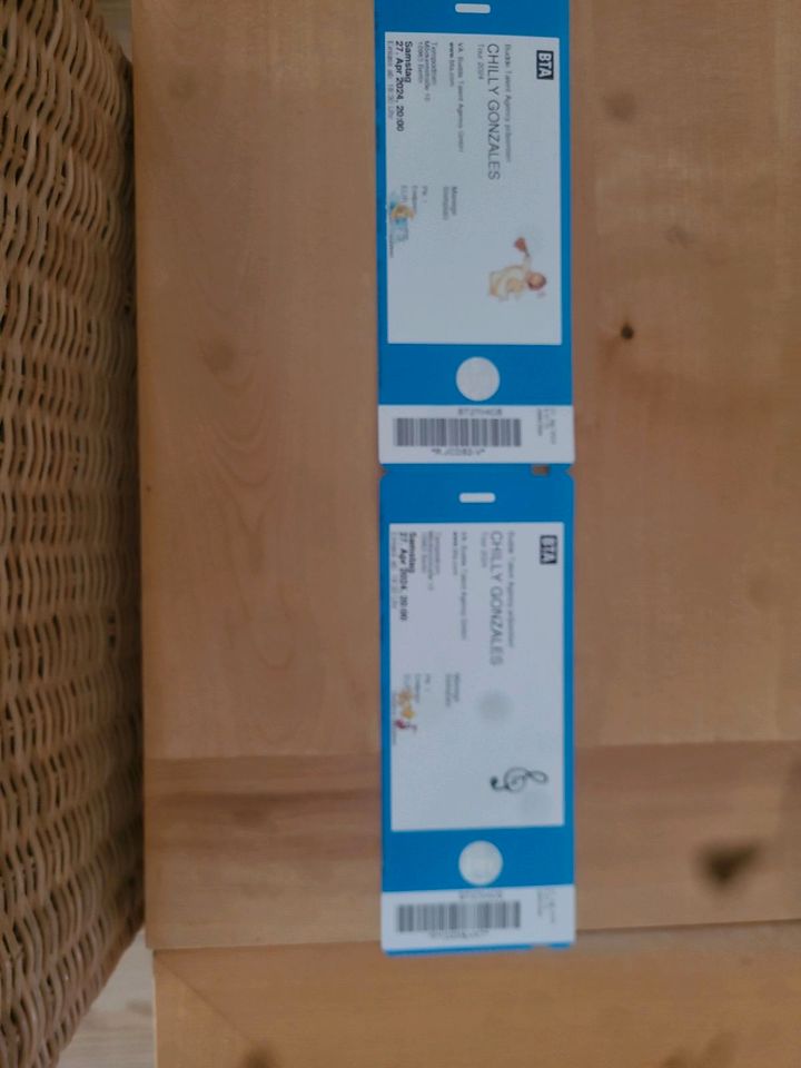2 Tickets für Chilly Gonzales (HEUTE) in Berlin