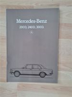 Mercedes Benz W 123 Propekt für 200 D, 240 D, 300 D Oldtimer Bayern - Osterzell Vorschau