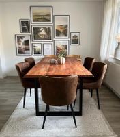 Massivholz Esszimmer Tisch schwarz stuhl Stühle Industrial Rheinland-Pfalz - Mülheim-Kärlich Vorschau