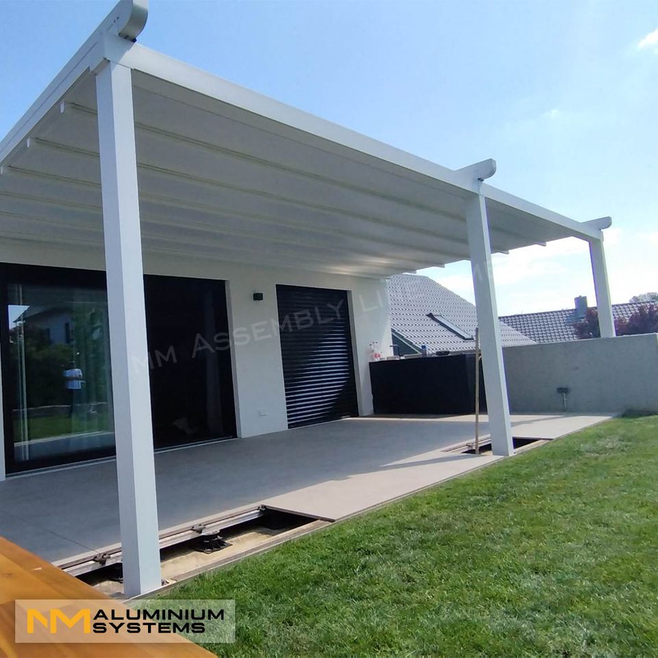 TOP ANGEBOT!Pergola Faltdach Faltmarkise Terrassenfaltdach 3 x 3m in Nauheim