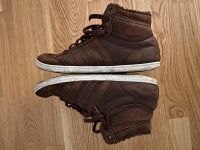 adidas Sneaker MID CUT dunkelbraun Nubuk Leder Rheinland-Pfalz - Klein-Winternheim Vorschau