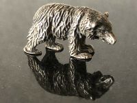 Antik Silber 925 Skulptur Statue Figur Miniatur Grizzlybär Bär Nordrhein-Westfalen - Hagen Vorschau