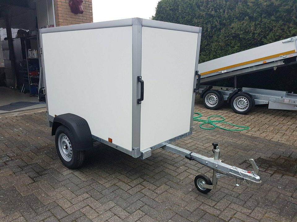 Kofferanhänger 200x100x125 mit Hecktür- 750KG ungebremst NEU in Gangelt