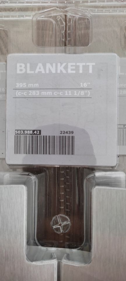 2 x IKEA BLANKETT Aluminium Original Griffe 395mm (NEU&OVP) in Schwerin