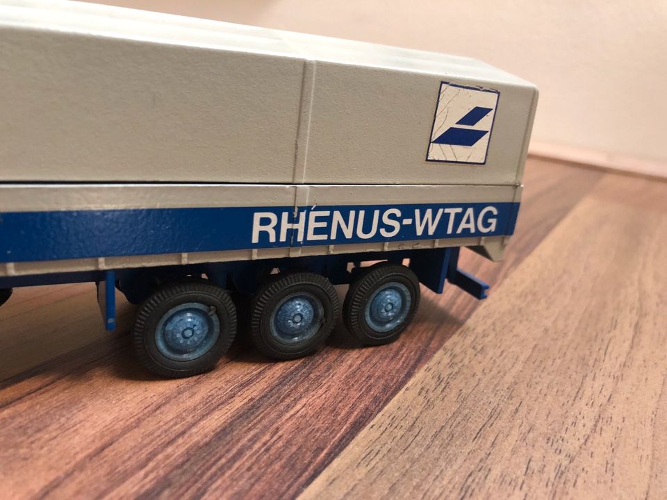 Modell LKW Rhenus WTAG Blechlkw NZG Auto Mercedes Modellbau 30 cm in Großaitingen