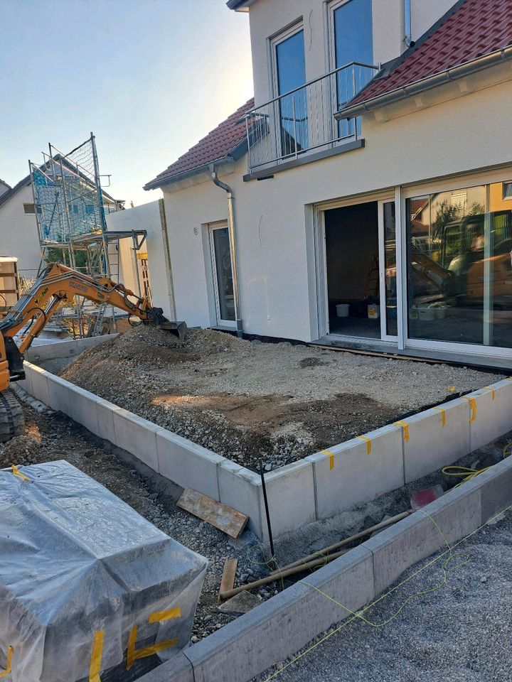 Winkelsteine/L steine verlegen/Anzeigen·pflastern terrasse in Dußlingen