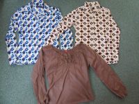 3 Blusen inkl. S-Oliver Bluse neu Gr. 38 braun + blau Bayern - Arzberg Vorschau