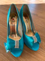 High Heels blau, Größe 36 Bayern - Niederviehbach Vorschau