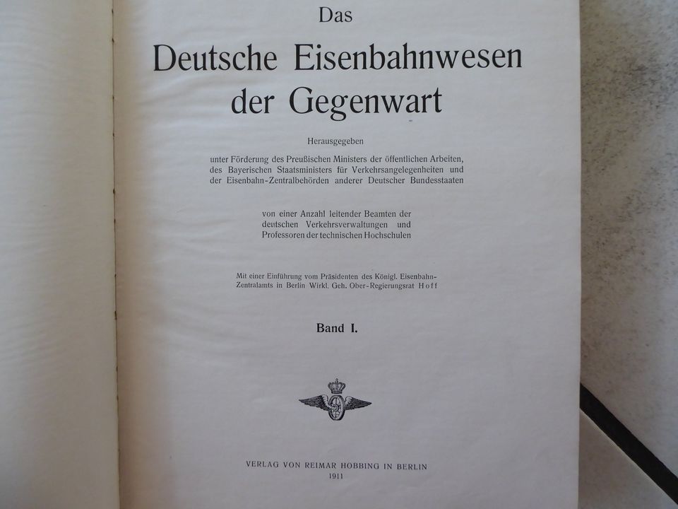 Das Deutsche Eisenbahnwesen der Gegenwart Band 1 und Band 2 in Duisburg